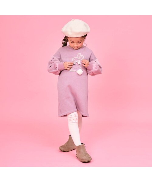 Ampersand（アンパサンド）の「【UVカット】フェルトベレー（ハンチング/ベレー帽・キッズ・ベージュ/チャコール/ブラック/アイボリー・48/50/52/54/56）」の16枚目の写真