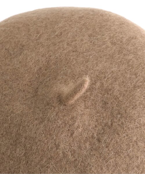 Ampersand（アンパサンド）の「【UVカット】フェルトベレー（ハンチング/ベレー帽・キッズ・ベージュ/チャコール/ブラック/アイボリー・48/50/52/54/56）」の22枚目の写真