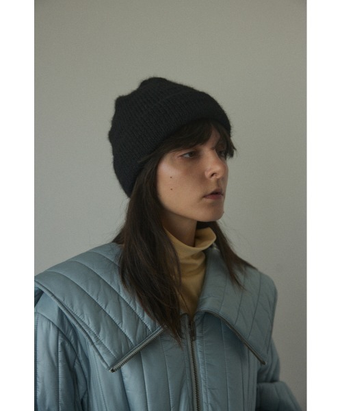 BLACK BY MOUSSY(ブラックバイマウジー)の「knit beanie(ニットビーニー)(ニットキャップ/ビーニー・レディース・ブラック/トップグレー/ピンク/レッド系その他・FREE)」の6枚目の写真