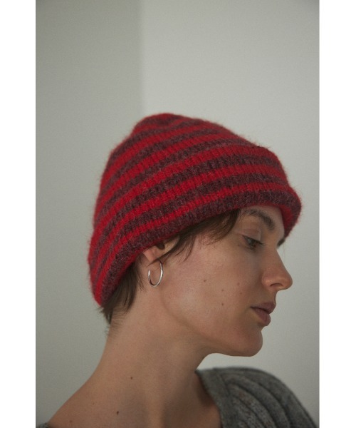 BLACK BY MOUSSY(ブラックバイマウジー)の「knit beanie(ニットビーニー)(ニットキャップ/ビーニー・レディース・ブラック/トップグレー/ピンク/レッド系その他・FREE)」の22枚目の写真