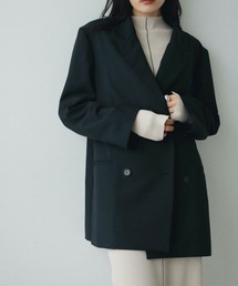 anuke | anuke Oversize Double Jacket オーバーサイズダブルジャケット/62420105(テーラードジャケット)