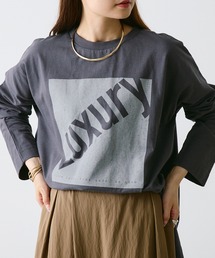 【WEB限定カラーあり】LUXURYプリントロンT