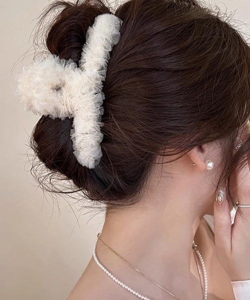 ヘアアクセサリー　ドール　バレリーナチュチュ　レースフリル　ルルベ　チュール ヘアアクセサリー ドール バレリーナチュチュ レースフリル