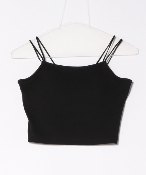 apres jour mignon(アプレジュールミニョン)の「ダブルストラップカップ付きキャミソール(キャミソール・レディース・アイボリー/ブラック/チャコールグレー/ブラック系その他/ナチュラル・フリー/X-LARGE)」の18枚目の写真