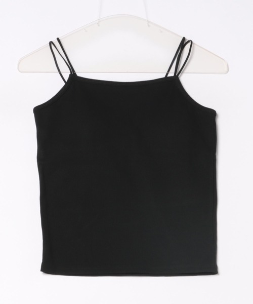 apres jour mignon(アプレジュールミニョン)の「ダブルストラップカップ付きキャミソール(キャミソール・レディース・アイボリー/ブラック/チャコールグレー/ブラック系その他/ナチュラル・フリー/X-LARGE)」の17枚目の写真