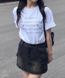 オーバーサイズデザイン半袖Tシャツ
