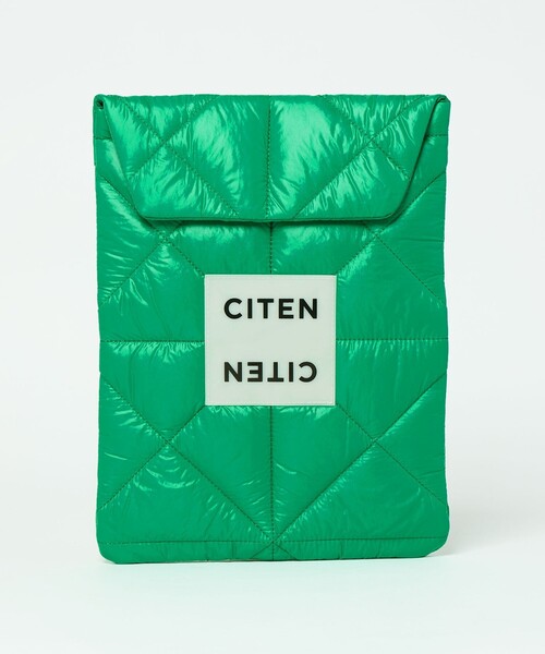 CITEN(シテン)の「<CITEN> パデッド PCケース M ライト(PC・タブレットケース・レディース・ワインレッド/ライトピンク/ブラック/ダークグリーン/ベージュ/ホワイト/ライトグレー/シルバー/ロイヤルブルー/ライトブルー/ネイビー/ピンク/ライム/クリーム/オレンジ系その他/レッド/ダークブラウン/ダークグレー/その他3/その他4/オレンジ/その他6/ケリーグリーン/ターコイズブルー系・FREE)」の10枚目の写真