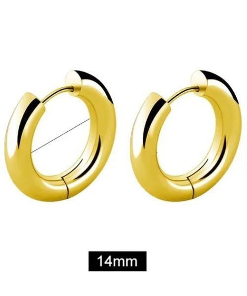 WARAIJOGO（ワライジョウゴ）の「【WARAIJOGO】EK121/ボリュームリングペアピアス/両耳用(NEZ)（ピアス（両耳用）・レディース・ブラック/ゴールド/シルバー・10/16/14/12）」の16枚目の写真