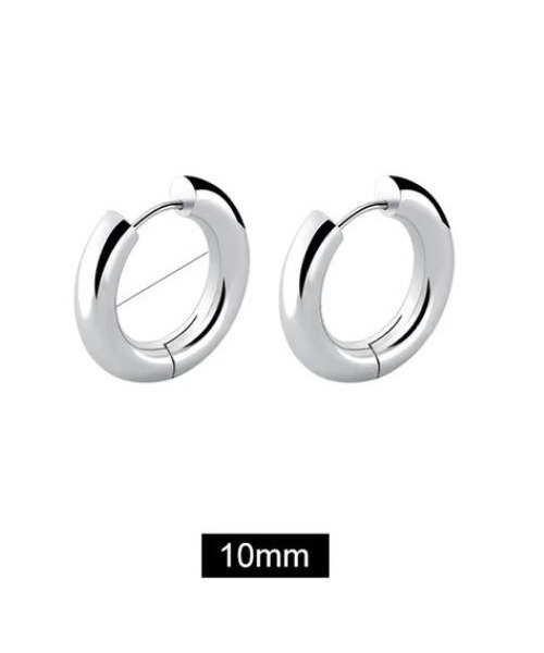 WARAIJOGO（ワライジョウゴ）の「【WARAIJOGO】EK121/ボリュームリングペアピアス/両耳用(NEZ)（ピアス（両耳用）・レディース・ブラック/ゴールド/シルバー・10/16/14/12）」の9枚目の写真