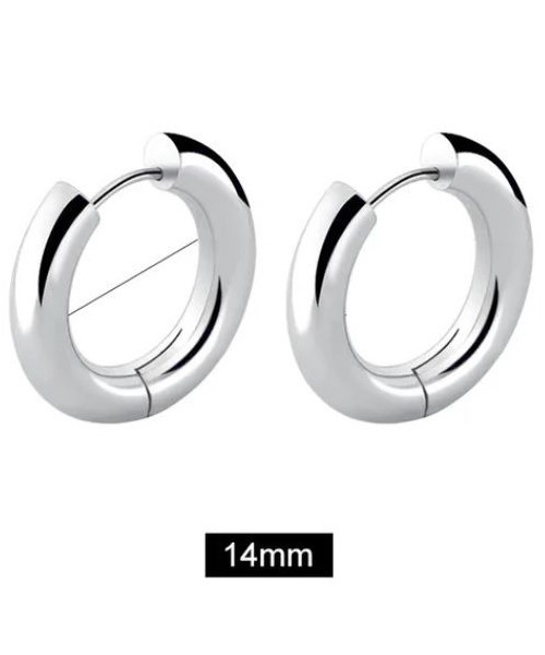 WARAIJOGO（ワライジョウゴ）の「【WARAIJOGO】EK121/ボリュームリングペアピアス/両耳用(NEZ)（ピアス（両耳用）・レディース・ブラック/ゴールド/シルバー・10/16/14/12）」の6枚目の写真