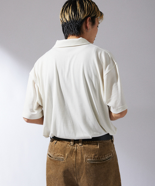 Russell Athletic（ラッセルアスレティック）の「RUSSEL ATHLETIC 別注 Ever Dry ポロシャツ（Tシャツ/カットソー・メンズ・ブラック/ホワイト/ベージュ系その他/ネイビー・MEDIUM/LARGE）」の7枚目の写真