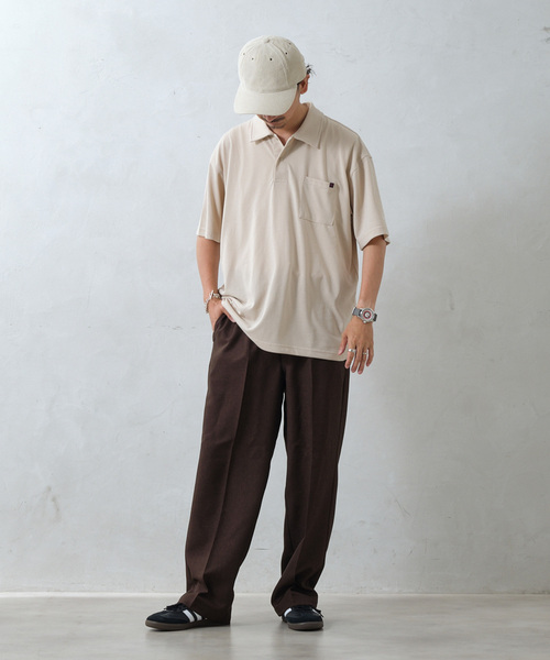 Russell Athletic（ラッセルアスレティック）の「RUSSEL ATHLETIC 別注 Ever Dry ポロシャツ（Tシャツ/カットソー・メンズ・ブラック/ホワイト/ベージュ系その他/ネイビー・MEDIUM/LARGE）」の8枚目の写真