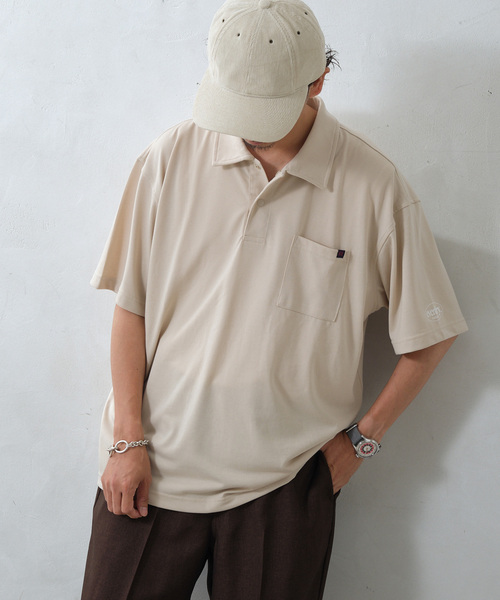 Russell Athletic（ラッセルアスレティック）の「RUSSEL ATHLETIC 別注 Ever Dry ポロシャツ（Tシャツ/カットソー・メンズ・ブラック/ホワイト/ベージュ系その他/ネイビー・MEDIUM/LARGE）」の12枚目の写真