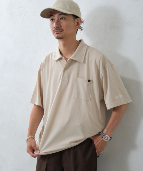 Russell Athletic（ラッセルアスレティック）の「RUSSEL ATHLETIC 別注 Ever Dry ポロシャツ（Tシャツ/カットソー・メンズ・ブラック/ホワイト/ベージュ系その他/ネイビー・MEDIUM/LARGE）」の13枚目の写真