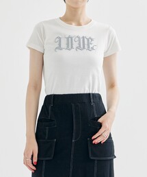 tanakadaisuke | 【tanakadaisuke/タナカダイスケ】《STUDIOUS別注》KIRAKIRA LOVE MINI T-shirt(Tシャツ/カットソー)