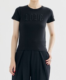 tanakadaisuke | 【tanakadaisuke/タナカダイスケ】《STUDIOUS別注》KIRAKIRA LOVE MINI T-shirt(Tシャツ/カットソー)