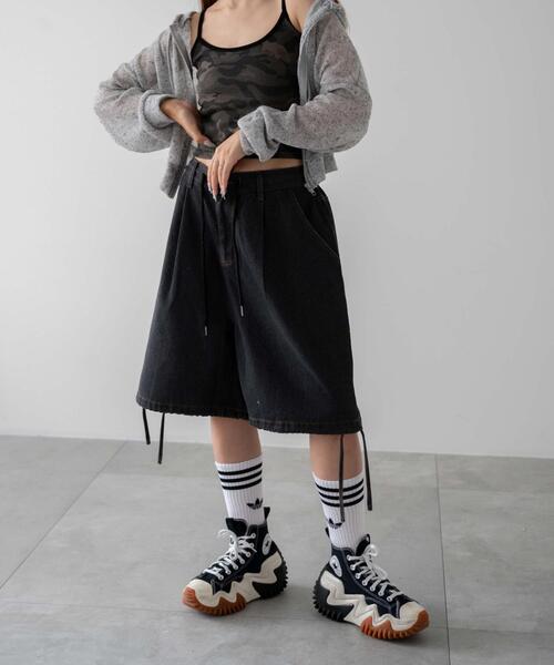 dispark（ディスパーク）の「DISPARK/カモフラージュキャミソール（キャミソール・レディース・グレー/カーキ・FREE）」の4枚目の写真