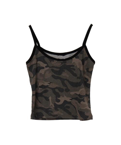 dispark（ディスパーク）の「DISPARK/カモフラージュキャミソール（キャミソール・レディース・グレー/カーキ・FREE）」の14枚目の写真