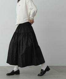 N.（N. Natural Beauty Basic） | ◆シャイニーティアードスカート(スカート)