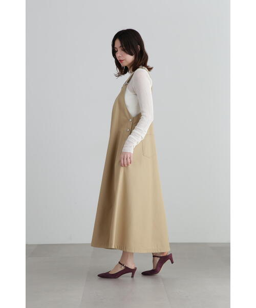 JILL STUART（ジルスチュアート）の「◆Ａラインサロペットワンピース（ワンピース・レディース・ベージュ・4/2）」の18枚目の写真