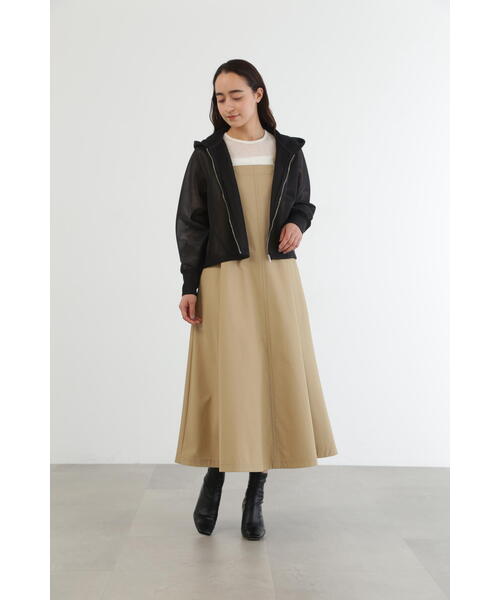 JILL STUART（ジルスチュアート）の「◆Ａラインサロペットワンピース（ワンピース・レディース・ベージュ・4/2）」の8枚目の写真