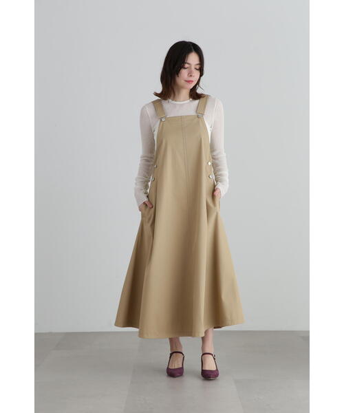 JILL STUART（ジルスチュアート）の「◆Ａラインサロペットワンピース（ワンピース・レディース・ベージュ・4/2）」の15枚目の写真