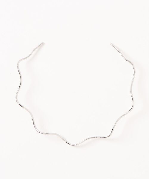 tone（トーン）の「【ECRu.】ウェーブライン チョーカー（チョーカー・レディース・ゴールド/シルバー・FREE）」の4枚目の写真