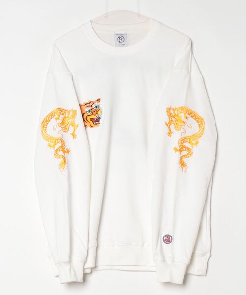 JACKROSE(ジャックローズ)の「YOIDORE/酔いどれ スーベニア クルーネック(スウェット・メンズ・ホワイト/ブラック・M/L/XL)」の13枚目の写真