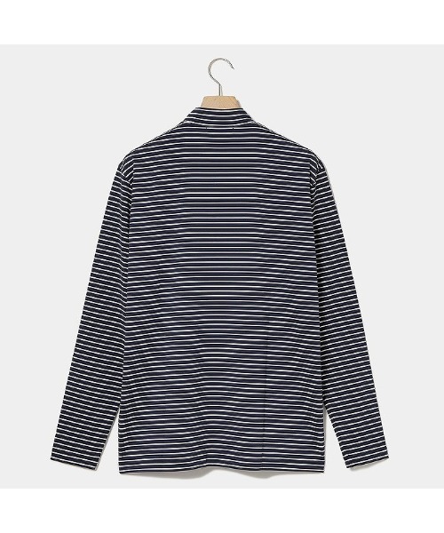 ROSASEN(ロサーセン)の「【Rosasen/GOLF】ベア天ボーダー長袖モックネック(Tシャツ/カットソー・メンズ・ネイビー/ホワイト/カーキ・50)」の11枚目の写真