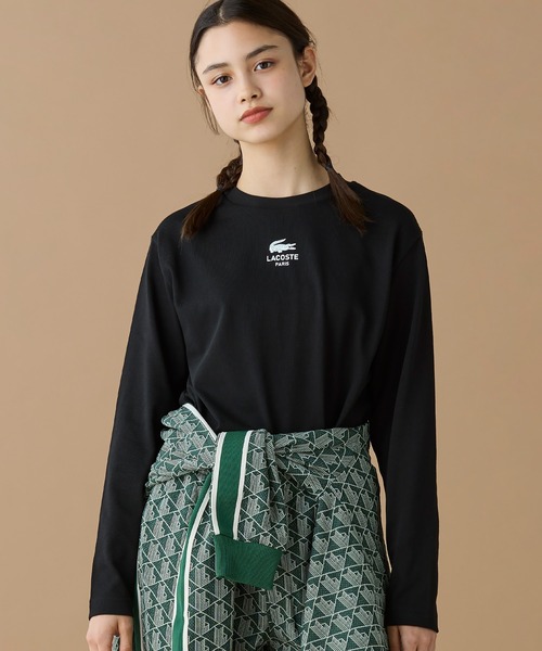 オーバーサイズ PARISロゴ ヘビーウェイト 長袖Tシャツ / ロンT（T