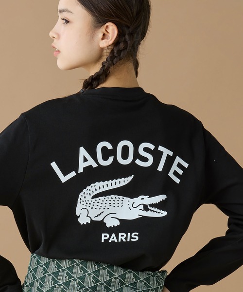 オーバーサイズ PARISロゴ ヘビーウェイト 長袖Tシャツ / ロンT（T