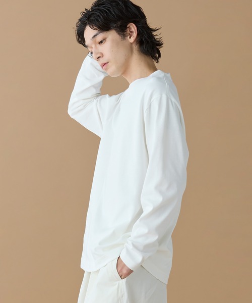 オーバーサイズ PARISロゴ ヘビーウェイト 長袖Tシャツ / ロンT（T