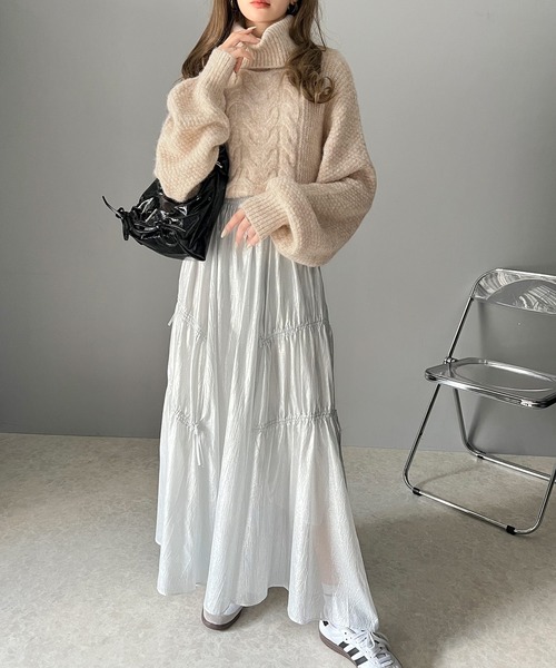 mily bilet（ミウィビレット）の「【mily bilet】見た目以上の収納力。クラッキングエナメル２WAYドロストハンドルリボンデザインハンドバック（ハンドバッグ・レディース・ブラック/アイボリー/シルバー・ONE SIZE）」の19枚目の写真