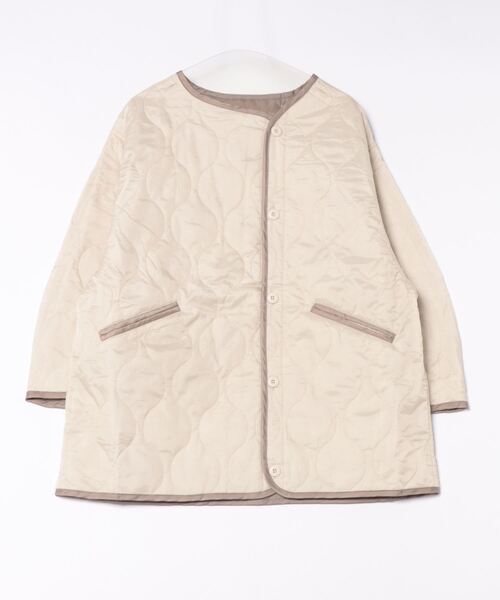 キルティング中綿ミディジャケット（ブルゾン）｜each（イーチ）の