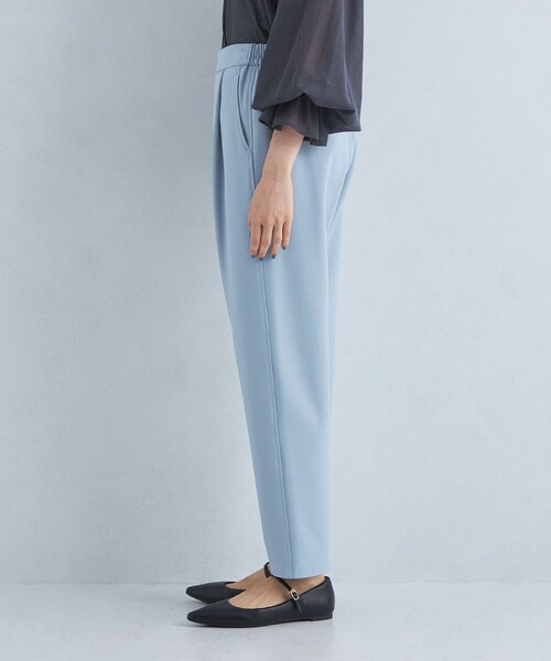 green label relaxing（グリーンレーベルリラクシング）の「［size SHORT/TALLあり］オルマイ ウラキモウ テーパード パンツ（その他パンツ・レディース・ブラック/ライトブルー/オフホワイト/ブラウン/モカ/その他1/ベージュ・SHORT/34/36/38/40/42/TALL/44）」の13枚目の写真