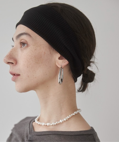 ANGIE（アンジー）の「リブヘアバンド（ヘアバンド・レディース・杢グレー/ブラック/アイボリー/ダークグレー/ブラウン・FREE）」の22枚目の写真