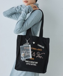 PAUL & JOE ACCESSOIRES（ポールアンドジョーアクセソワ）の「【WEB限定】PAUL & JOE ACCESSOIRES (ポール＆ジョーアクセソワ)クリアポーチ付き9カラートートバッグ PJA-B1141　推し活トート（トートバッグ）」