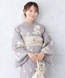 SOUBIEN(ソウビエン)の夏を彩るレディース浴衣2点セット (浴衣+帯)(浴衣)