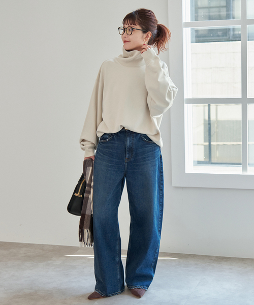 スピックアンドスパン　裏毛ハイネックプルオーバー スピック＆スパン裏毛ハイネックプルオーバー - メルカリ