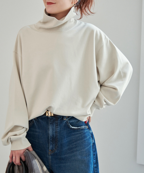 Spick & Span（スピックアンドスパン）の「裏毛ハイネックプルオーバー