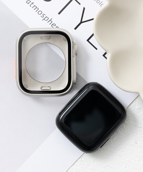 emonique(エモニーク)の「スマートウォッチケース Apple Watch ケース【41/45mm対応】(デジタル腕時計・レディース・ピンク/ホワイト/プラチナム/クリア/シルバー/グレー/ブラック・41/45)」の6枚目の写真