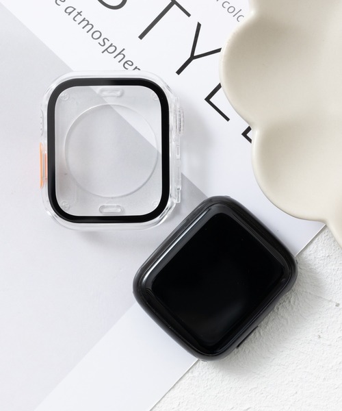 emonique(エモニーク)の「スマートウォッチケース Apple Watch ケース【41/45mm対応】(デジタル腕時計・レディース・ピンク/ホワイト/プラチナム/クリア/シルバー/グレー/ブラック・41/45)」の7枚目の写真