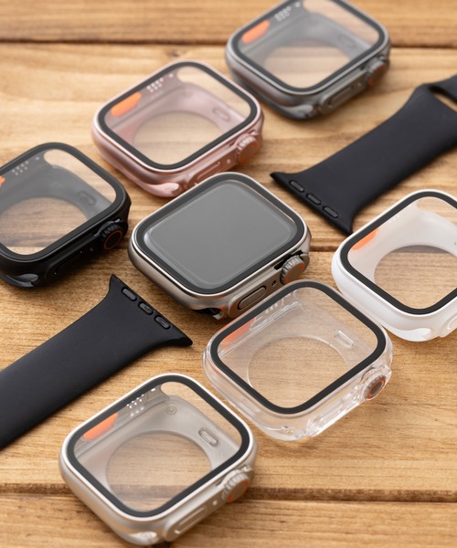 emonique(エモニーク)の「スマートウォッチケース Apple Watch ケース【41/45mm対応】(デジタル腕時計・レディース・ピンク/ホワイト/プラチナム/クリア/シルバー/グレー/ブラック・41/45)」の8枚目の写真