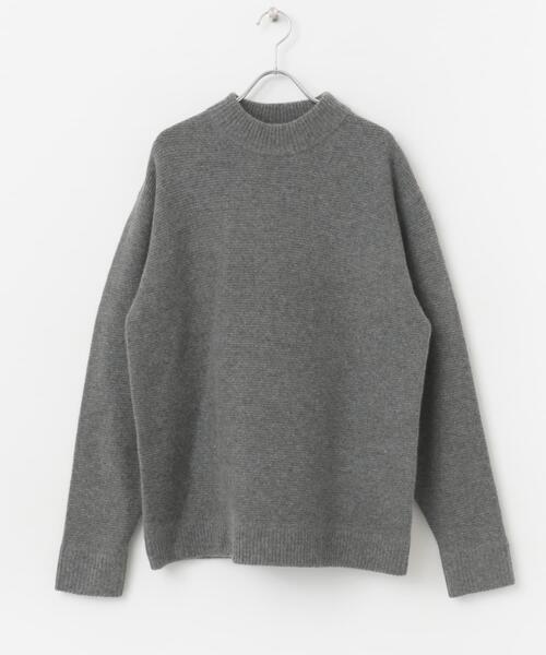 URBAN RESEARCH ROSSO MEN（アーバンリサーチロッソメン）の「『XLサイズあり』ハミルトンウールガーター編みモックネックプルオーバー（ニット/セーター・メンズ・ライトブラウン/グレー/ブラック/グレー系その他/グリーン・SMALL/MEDIUM/LARGE/X-LARGE）」の14枚目の写真