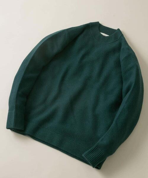 セール】『XLサイズあり』ハミルトンウールガーター編みモックネック