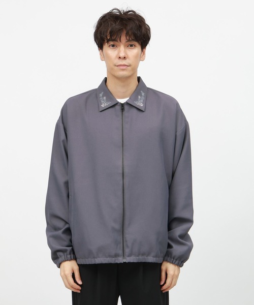 LAKOLE(ラコレ)の「襟刺繍ZIPブルゾン / 144403(ブルゾン・メンズ・ブラック/チャコール/ブラウン・LARGE/MEDIUM)」の8枚目の写真