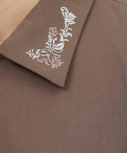 LAKOLE(ラコレ)の「襟刺繍ZIPブルゾン / 144403(ブルゾン・メンズ・ブラック/チャコール/ブラウン・LARGE/MEDIUM)」の19枚目の写真
