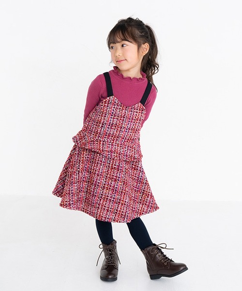 【セール】【POMPKINS/ポプキンズ】レースアップブーツ（19-21cm）（ブーツ）｜POMPKINS（ポプキンズ）