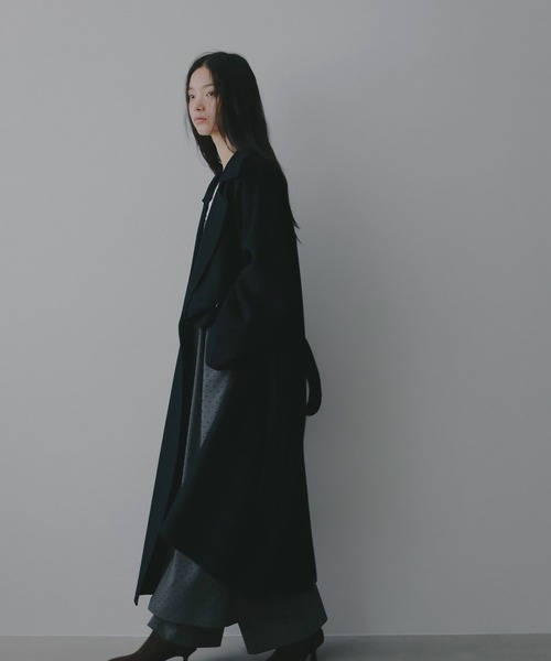 A part by（アパートバイ）の「カシープ3WAYスタンドロングコート（ステンカラーコート・レディース・ブラウン/ネイビー/ベージュ/ライトベージュ/グレー/イエロー系その他・SMALL/MEDIUM）」の15枚目の写真