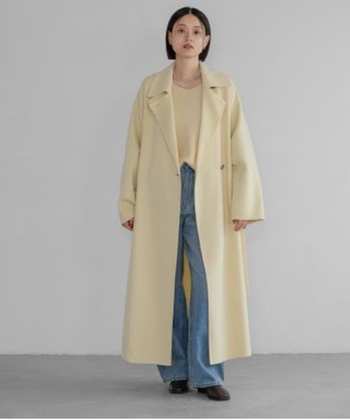 【新品タグ付き】アパートバイローリーズ カシープ3wayスタンドロングコート カシープ3WAYスタンドロングコート（ステンカラーコート）｜A